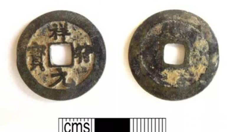 Moeda descoberta por detector de metais na Inglaterra - Divulgação - Portable Antiquities Scheme