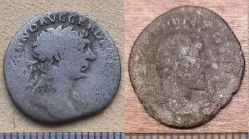 As duas moedas que confundiram pesquisadores ao serem encontradas no Mar Báltico - Divugação/Johan Rönnby