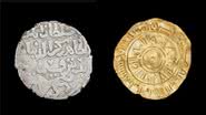 Fotografia de algumas de duas das moedas encontradas - Divulgação/ Ministério de Turismo e Antiguidades do Egito