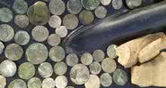 As moedas encontradas na escavação rodoviária - Associação Histórica e de Exploração “Jaćwież”