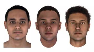 As reconstruções faciais da três múmias egípcias - Divulgação/Parabon NanoLabs