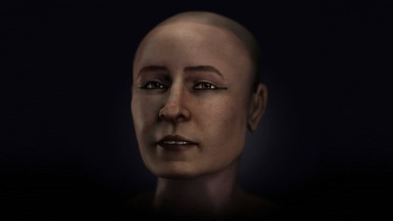 A reconstrução facial da múmia Shep-en-Isis