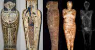 A primeira múmia egípcia grávida já identificada - Divulgação/Academia de Ciências da Polônia