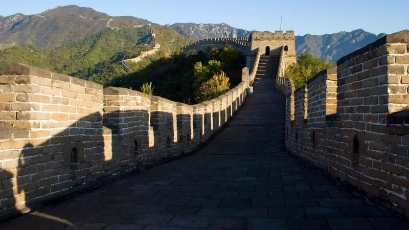Trecho da Grande Muralha da China - Foto de kai li por Pixabay