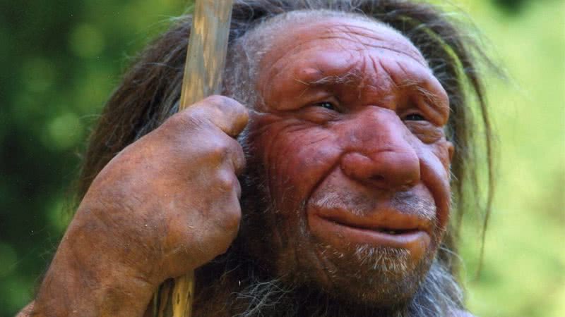 Representação de neandertal - Neanderthal-Museum via Wikimedia Commons