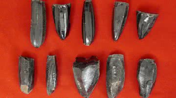 Artefatos de obsidiana encontrados na região de Q'umarkaj - Divulgação/Washington State University