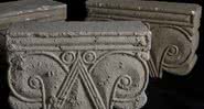 As colunas encontradas em Jerusalém - Divulgação/Shai Halevi/Autoridade de Antiguidades de Israel