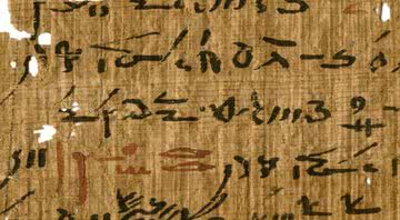 Um dos papiros analisados - Divulgação/The Papyrus Carlsberg Collection