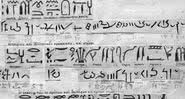 Anotações do egiptólogo britânico Thomas Young - Divulgação/Jed Buchwald/Instituto de Tecnologia da Califórnia