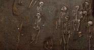 Esqueleto encontrado na Inglaterra - Divulgação/Universidade de Cambridge