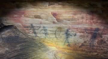 Paredes da “Picture Cave”, no Missouri, EUA - Divulgação/Youtube/Michael Fuller