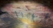 Paredes da “Picture Cave”, no Missouri, EUA - Divulgação/Youtube/Michael Fuller