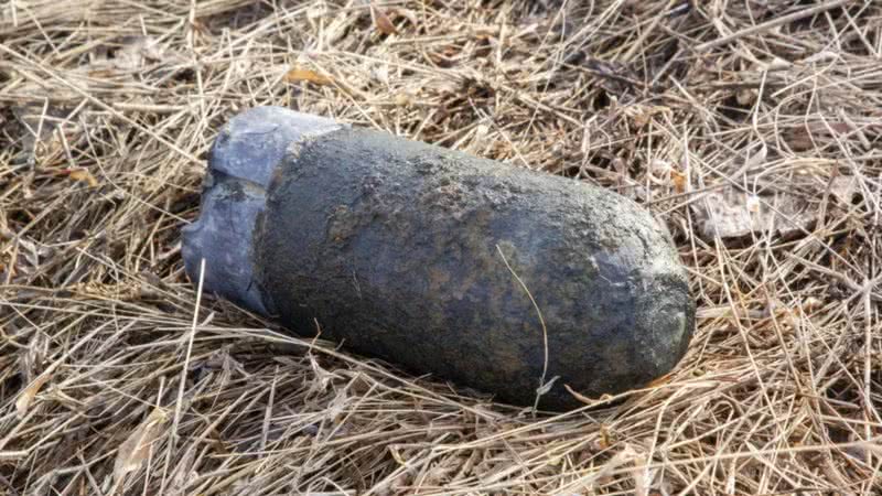 O projétil encontrado enterrado no campo de batalha de Gettysburg - Divulgação/National Park Service e Gettysburg National Military Park