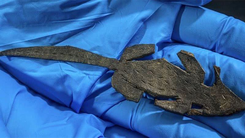 O rato de brinquedo descoberto - Museu Vindolanda de Northumberland