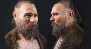 Reconstrução facial do homem da Idade da Pedra - Oscar Nilsson