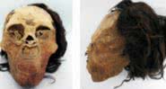 Restos mortais do rosto de uma mulher mutilada - Divulgação/ Estudo/ Standen V.G. em Journal of Anthropological Archaeology