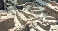 Sítio arqueológico escavado na Índia - Divulgação/EPS