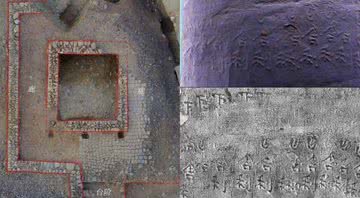 Complexo de templos descoberto na China e inscrições - Divulgação - Instituto Provincial de Pesquisa de Relíquias Culturais e Arqueologia de Yunnan