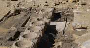 Templo encontrado em Abu Ghurab, no Egito - Divulgação/M. Osman