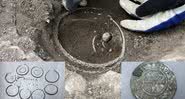 O tesouro de prata descoberto na Suécia - Divulgação - The Archaeologists