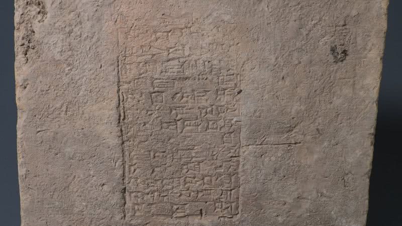 Fotografia de tijolo da Mesopotâmia - Divulgação/ Museu Slemani