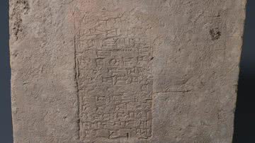 Fotografia de tijolo da Mesopotâmia - Divulgação/ Museu Slemani