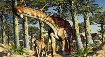 Representação do titanossauro mais antigo já registrado - Divulgação/Jorge A. González