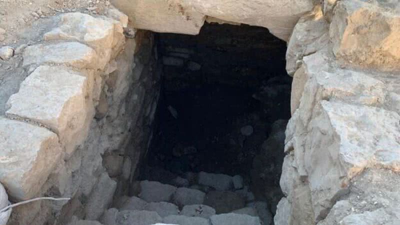 Parte do túnel encontrado em Israel - Município de Safed/Divulgação
