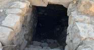 Parte do túnel encontrado em Israel - Município de Safed/Divulgação