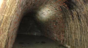 Imagem do túnel medieval encontrado no castelo - Divulgação/Castelo dos duques da Pomerânia em Szczecin