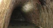 Imagem do túnel medieval encontrado no castelo - Divulgação/Castelo dos duques da Pomerânia em Szczecin