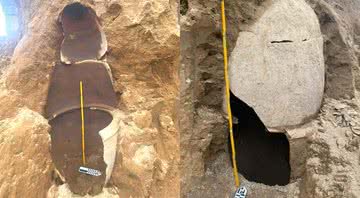 Urnas funerárias descobertas no Equador - Divulgação/Facebook/Alcaldia de Vinces