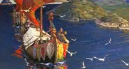 Pintura de barcos vikings - Wikimedia Commons