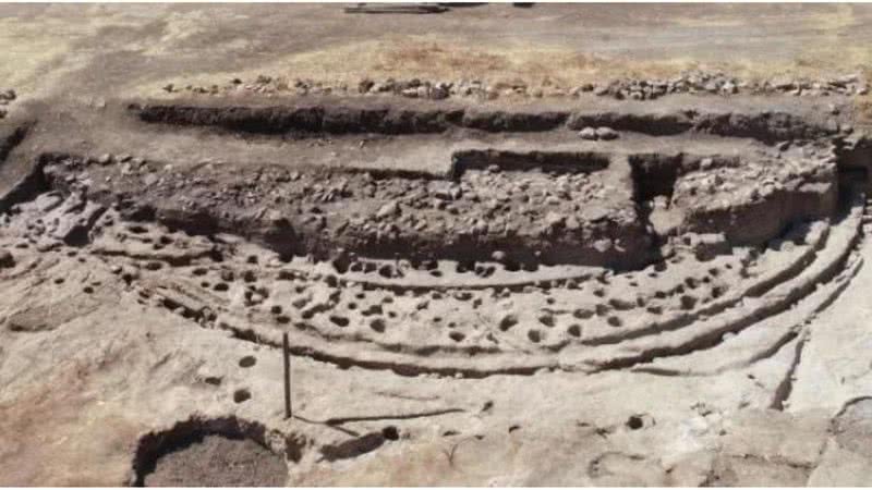 Fotografia da escavação em andamento. - Divulgação/ Era Arqueologia S.A. Empresa