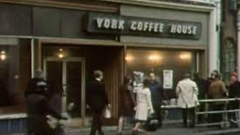 A cafeteria York Coffee House, em York, no ano de 1973 - Divulgação/Blue Peter