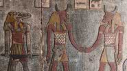 Uma parte das representações artísticas dos doze signos zodíacos no Templo de Esna, em Luxor, no Egito - Divulgação/Ministério de Turismo e Antiguidades do Egito