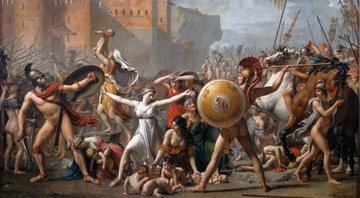 Obra 'A intervenção das sabinas', de Jacques-Louis David - Domínio Público/ Creative Commons/ Wikimedia Commons