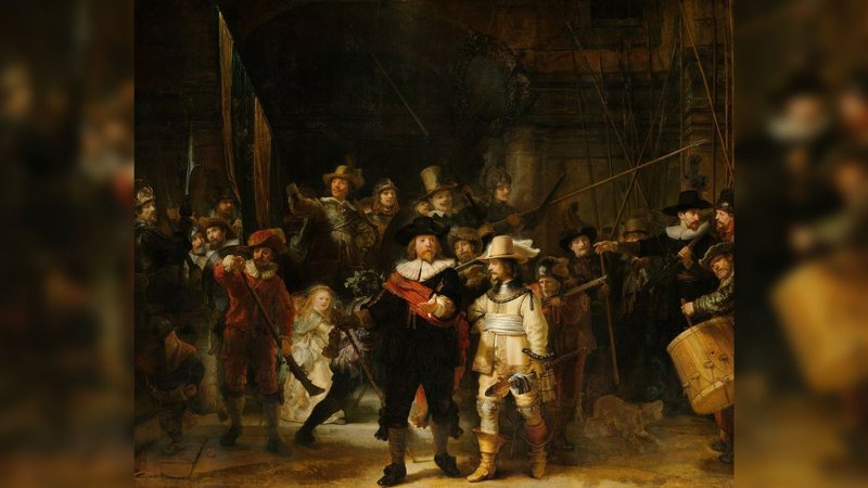 Imagem da pintura 'A Ronda Noturna', de Rembrandt - Domínio Público/ Creative Commons/ Wikimedia Commons