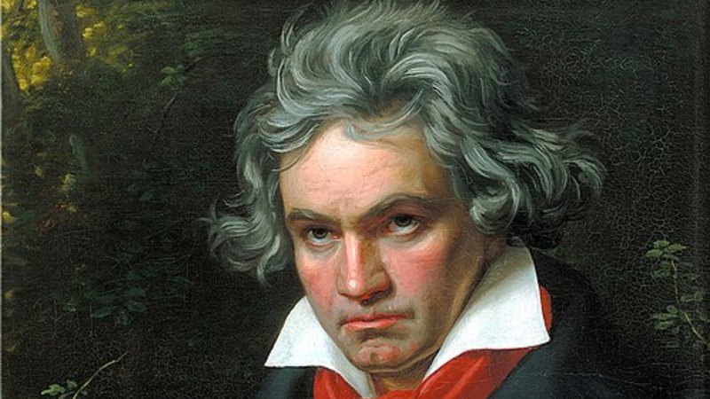 Pedaço de retrato de Ludwig van Beethoven em 1820, pelo pintor Joseph Karl Stieler - Pintura de Joseph Karl Stieler/Creative Commons