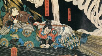 Detalhe da obra de Utagawa Kuniyoshi - Domínio Público/ Creative Commons/ Wikimedia Commons