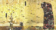 Detalhes do impressionante mosaico 'Stoclet Frieze' - Domínio Público/ Creative Commons/ Wikimedia Commons