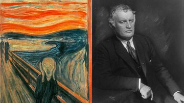 Quadro 'O Grito' e seu pintor, o norueguês Edvard Munch - Domínio Público via Wikimedia Commons