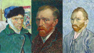 Alguns dos autorretratos de Vincent van Gogh - Domínio Público via Wikimedia Commons