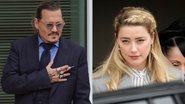Johnny Depp e Amber Heard, envolvidos em processo judicial no meio de 2022 - Getty Images