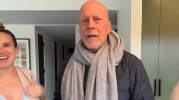 O ator Bruce Willis - Divulgação / Instagram / Demi Moore
