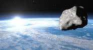 Asteroide passando próximo à Terra - Divulgação