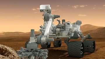 Ilustração do rover Curiosity - Reprodução/NASA
