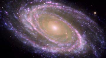 Imagem meramente ilustrativa da Galáxia M81 detectado por telescópio - Divulgação/NASA