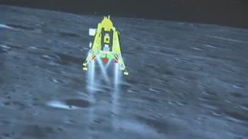 Imagens divulgadas da missão indiana Chandrayaan-3 chegando na Lua - Divulgação/Indian Space Research Organisation (ISRO)