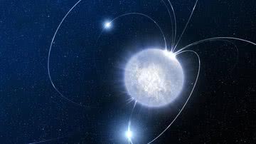 Ilustração de como seria um magnetar - Foto por European Southern Observatory (ESO) pelo Wikimedia Commons